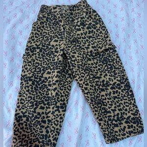 Zara Kids Leopard Print Casual Pants